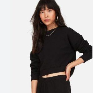 Mate the Label Sweatshirt Women's Medium Black Sweatshirt